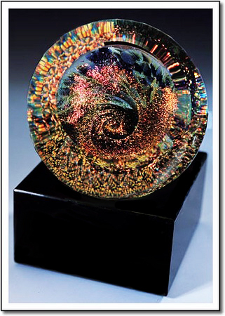 Copper Galaxy Art Glass Award