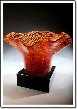 Ruby Rain Art Glass Award