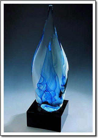 Blue Flame Art Glass Award