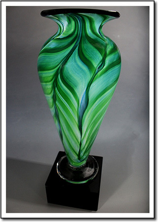 Jade Leaf Athena Art Glass Award