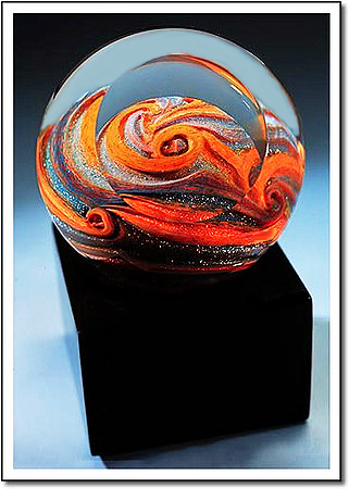 Jupiter Storm Art Glass Award