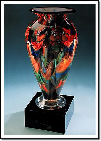 Autumn Splash Athena Art Glass Award