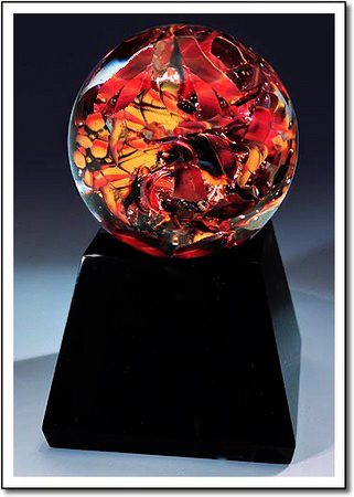 Autumn Leaves Art Glass Award