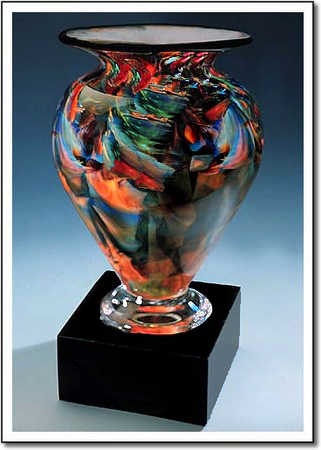 Autumn Splash Cauldron Art Glass Award