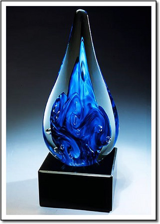 Spring Waterfall Art Glass Award