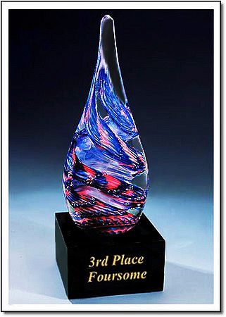 3rd Place Foursome Art Glass Award