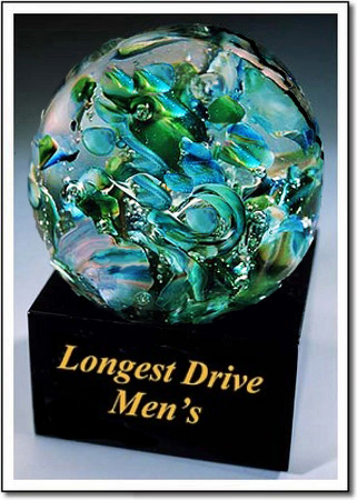 Longest Drive Men's Art Glass Award