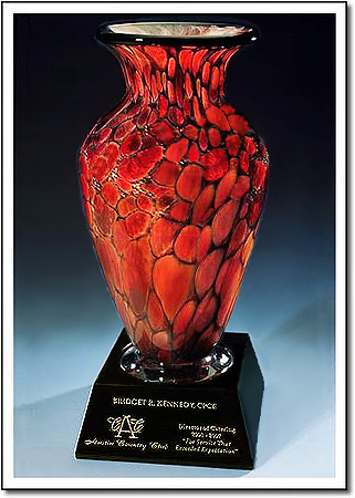 Club Masters Monarch Art Glass Award