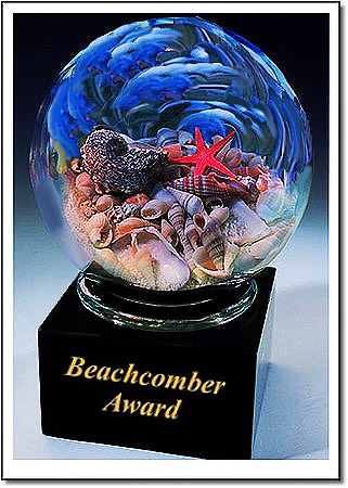 Beachcomber Award Art Glass Award