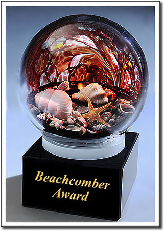 Beachcomber Award Art Glass Award
