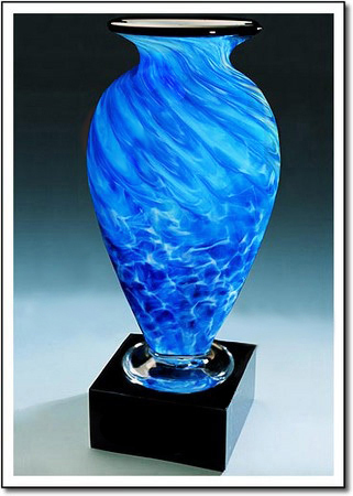 Arctic Pool Mercury Art Glass Award