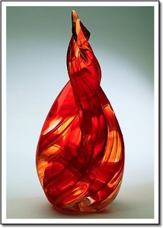 Crimson Flame Art Glass Award