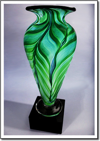 Jade Leaf Athena Art Glass Award
