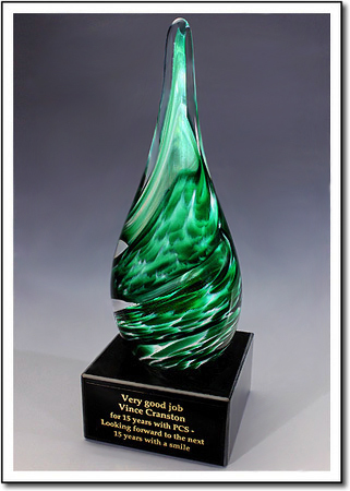 Emerald Mist Art Glass Award