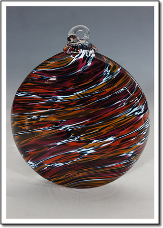 Ruby Caramel Art Glass Award