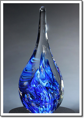 Blue Ice Mountain Art Glass Award