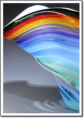 Blue Sky Rainbow Art Glass Award