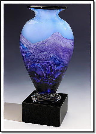 Purple Majesty Art Glass Award