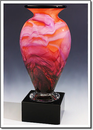 Rainbow Sherbet Mercury Art Glass Award