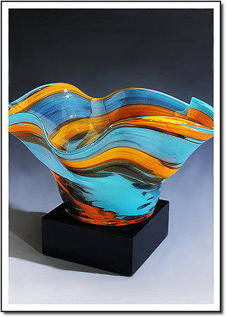 Nation Star Custom Art Glass Award