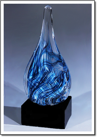 Tropical Storm Art Glass Award