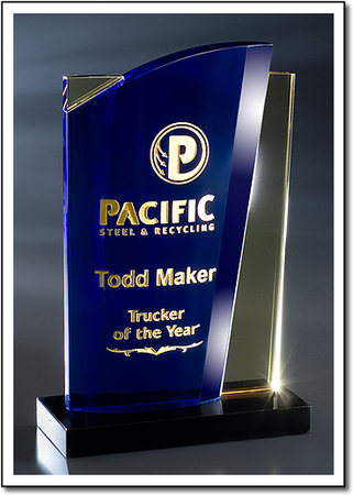 Cinema Marquee Art Glass Award