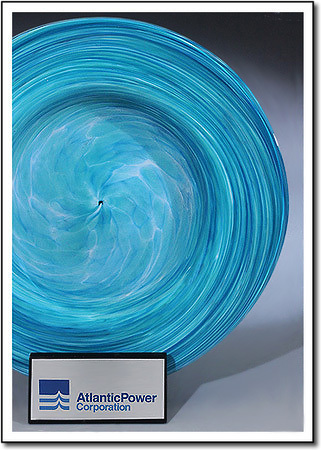 Atlantic Power Custom Art Glass Award