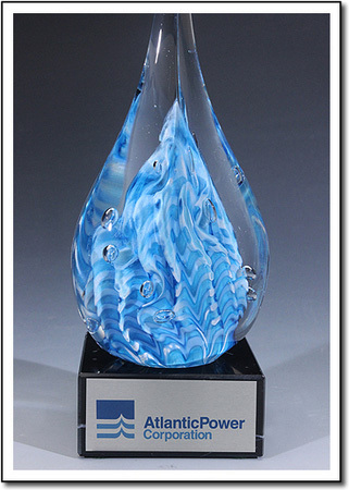 Atlantic Power Custom Art Glass Award