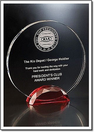 Ruby Ring Art Glass Award