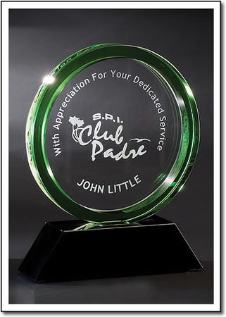 Emerald Ring Art Glass Award
