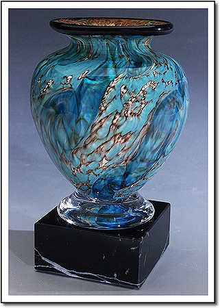 Glacier Dragon Cauldron Art Glass Award